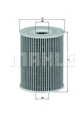 KNECHT ox3553d -  Масляный фильтр