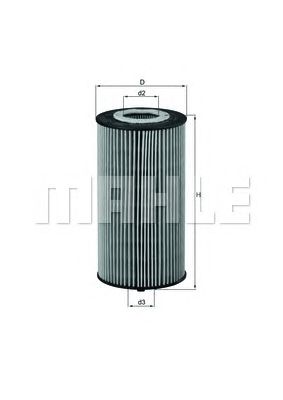 KNECHT ox358d -  Масляный фильтр
