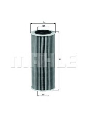 KNECHT ox368d2 -  Масляный фильтр
