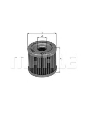 KNECHT ox406 -  Масляный фильтр