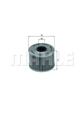 KNECHT ox410 -  Масляный фильтр