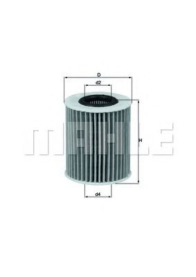 KNECHT ox413d1 -  Масляный фильтр