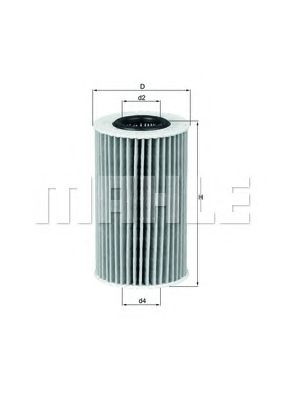 KNECHT ox554d2 -  Масляный фильтр