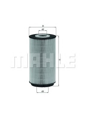 KNECHT ox557d -  Масляный фильтр