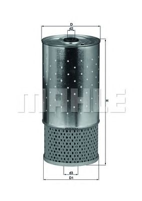 KNECHT ox78d -  Масляный фильтр