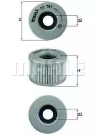 KNECHT ox791 -  Масляный фильтр