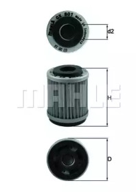 KNECHT ox801 -  Масляный фильтр
