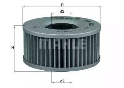 KNECHT ox802 -  Масляный фильтр