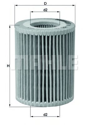 KNECHT ox825d -  Масляный фильтр