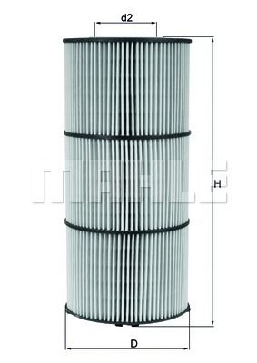 KNECHT ox832d -  Масляный фильтр