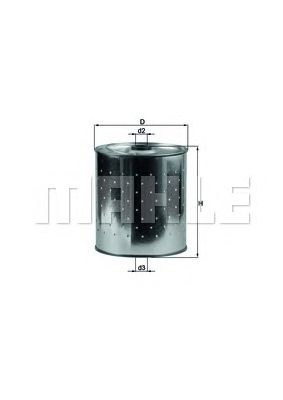 KNECHT ox85d -  Масляный фильтр