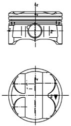 KOLBENSCHMIDT 40086620 -  Поршень