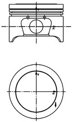 KOLBENSCHMIDT 40161610 -  Поршень