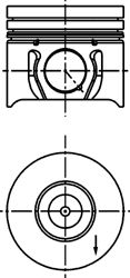KOLBENSCHMIDT 40173620 -  Поршень