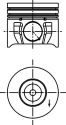 KOLBENSCHMIDT 40174620 -  Поршень