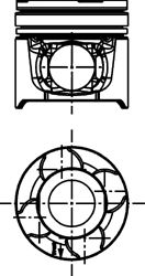 KOLBENSCHMIDT 40217612 -  Поршень