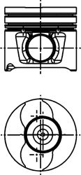 KOLBENSCHMIDT 40218630 -  Поршень