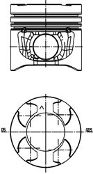 KOLBENSCHMIDT 40272600 -  Поршень