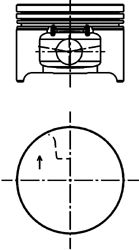 KOLBENSCHMIDT 40277600 -  Поршень