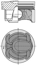 KOLBENSCHMIDT 40315600 -  Поршень, комплект