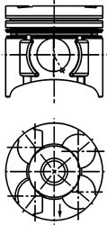 KOLBENSCHMIDT 40392620 -  Поршень