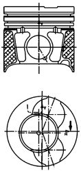 KOLBENSCHMIDT 40469600 -  Поршень