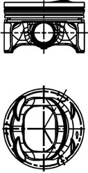 KOLBENSCHMIDT 40846600 -  ПОРШЕНЬ VW D76,51