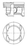 KOLBENSCHMIDT 41007600 -  Поршень