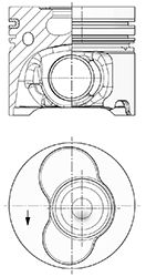 KOLBENSCHMIDT 41091600 -  Поршень