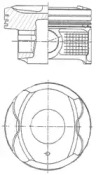 KOLBENSCHMIDT 41250600 -  Поршень