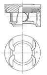 KOLBENSCHMIDT 41492600 -  Поршень, комплект