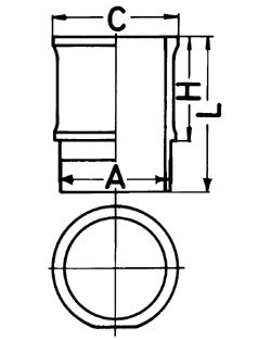 KOLBENSCHMIDT 88589110 -  Гильза цилиндра