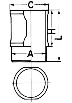 KOLBENSCHMIDT 88592110 -  Гильза цилиндра