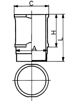 KOLBENSCHMIDT 89194110 -  Гильза цилиндра