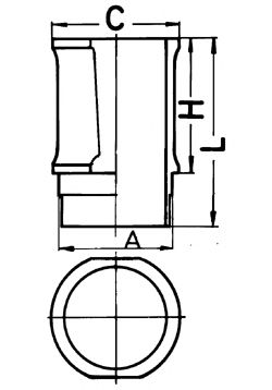 KOLBENSCHMIDT 89301110 -  Гильза цилиндра