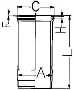 KOLBENSCHMIDT 89385110 -  Гильза цилиндра