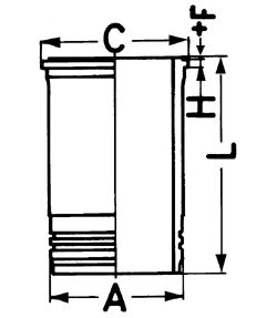 KOLBENSCHMIDT 89409110 -  Гильза цилиндра