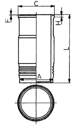 KOLBENSCHMIDT 89464110 -  Гильза цилиндра