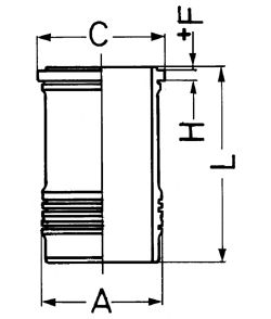 KOLBENSCHMIDT 89528110 -  Гильза цилиндра
