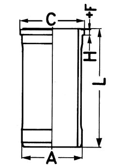 KOLBENSCHMIDT 89568110 -  Гильза цилиндра
