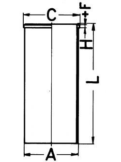 KOLBENSCHMIDT 89850190 -  Гильза цилиндра