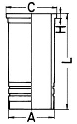 KOLBENSCHMIDT 89862110 -  Гильза цилиндра