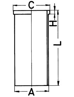 KOLBENSCHMIDT 89872110 -  Гильза цилиндра