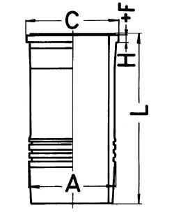 KOLBENSCHMIDT 89889110 -  Гильза цилиндра