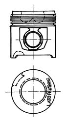 KOLBENSCHMIDT 90152600 -  Поршень