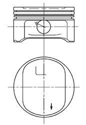 KOLBENSCHMIDT 90352600 -  Поршень