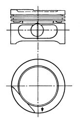 KOLBENSCHMIDT 90556630 -  Поршень