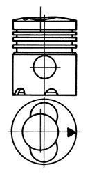 KOLBENSCHMIDT 91395700 -  Поршень