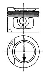 KOLBENSCHMIDT 91513620 -  Поршень