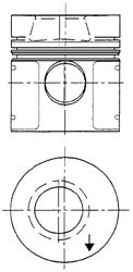 KOLBENSCHMIDT 93951610 -  Поршень